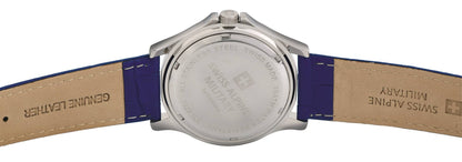 Swiss Alpine Military Herren Armbanduhr 42 mm Armband Leder 7022.1535