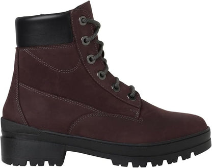Ganter Schnür-Stiefeletten weinrot